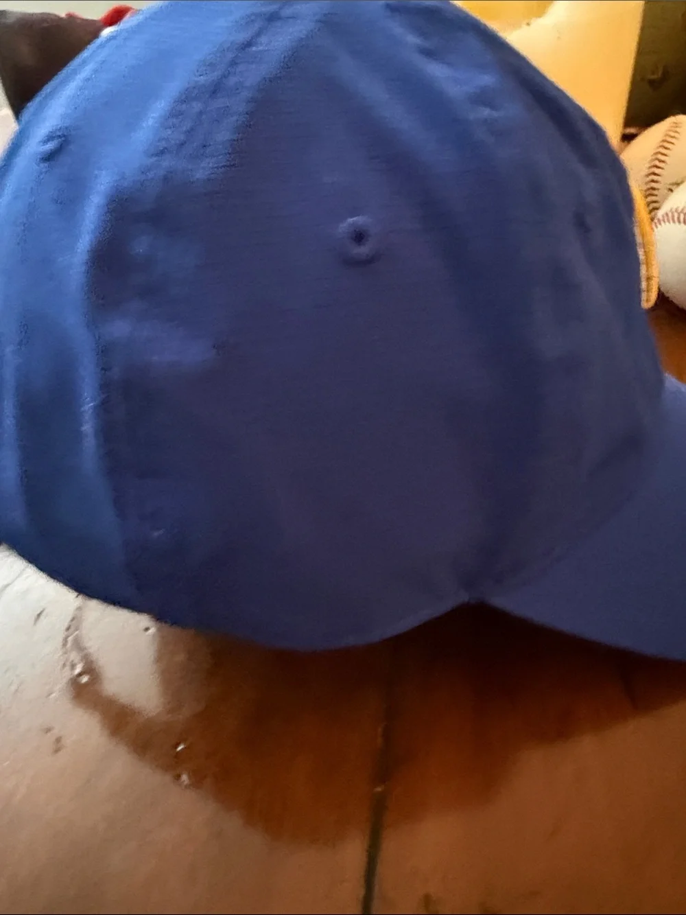 G Football Embroidered Blue Baseball Cap - Team Spirit Hat
